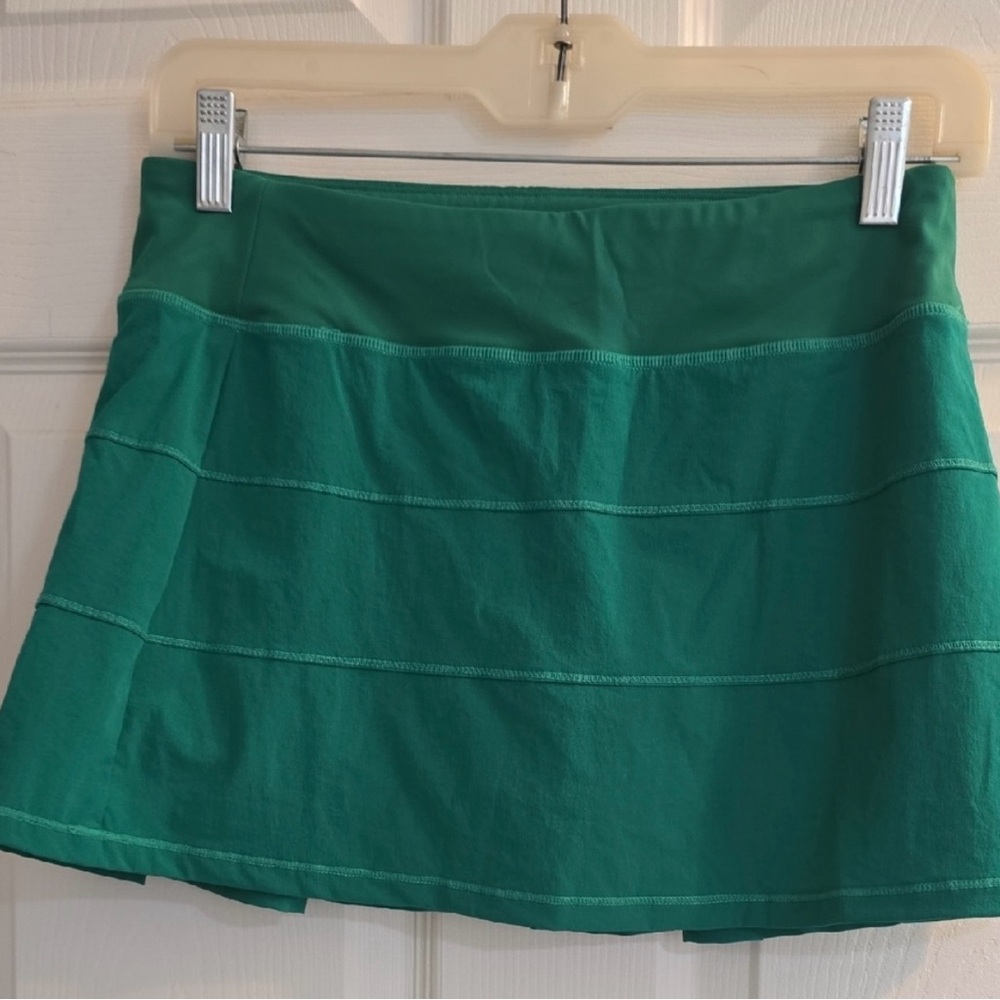 HALARA Emerald Green Skater Skirt